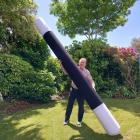 Invercargill magician Wayne McEwan pictured with his "massive wand". He has been named the...