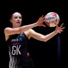 Kelly Jackson, who won her third Dame Lois Supreme Award, looks for an outlet during a test...