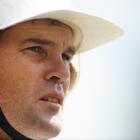 The late Martin Crowe looks on during a New Zealand net session before the second test against...