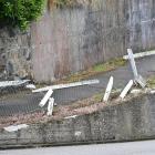 A pedestrian handrail in Pine Hill Rd was accidentally hit when an oversized truck and trailer...