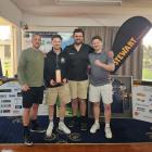 First place in the four person ambrose was Tak Flooring: Jonny Rawson, Matt Anderson, Dean...