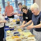 Hospice volunteers Philippa Yates, Karen Hungerford, Gail Gutsell, Margaret Ingold and Jeanette...