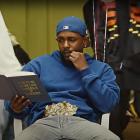 Kendrick Lamar skewers himself during the video for squabble up.
