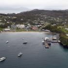 An aerial of Oban, the township in Stewart Island/Rakiura, where steps to address parking issues...