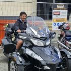 Waitaki Boys’ High School student Vilivea Tahitu’a, 14, got to get up close and personal with one...