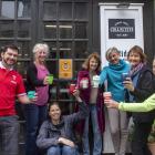 Single Use Cupfree Oamaru members (from left) Jono Carter, Belinda Smith, Sarka Cibulcova, Sandra...