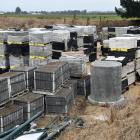 More than 200 pallets of surplus pavers are being stored by the Dunedin City Council for future...