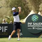 Ben Campbell in action during the Saudi International at Riyadh Golf Club at the weekend. PHOTO:...