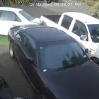 A still from the security footage of the incident. 