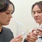 University of Otago fourth year medical student Leah Green (left) and women’s and children’s...