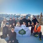 Aspen Exchange Wakatipu High students on Aspen Mountain with the resort’s mayor, councillors and...