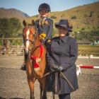 A&amp;P show president Kate Hamilton with horse-riding daughter Lillie, then aged 8. PHOTO: SUPPLIED
