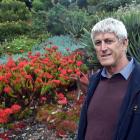 Alan Matchett at Dunedin Botanic Garden, where he has worked for more than four decades, much of...