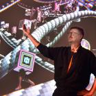 Tūhura Otago Museum creative services exhibitions head Craig Scott shows off the museum’s...