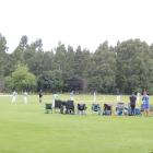Competitors on the field during the Otago District Year 8 Boys’ Festival at Hamilton Park last...