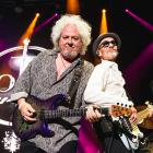 Steve Lukather and John Pierce from Toto on stage in Madrid, Spain, last year. Photo: Getty Images