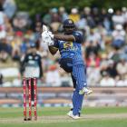 Kusal Perera hits another boundary in Nelson for a career-best 101 off 46 balls and first T20...