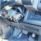 The damaged ignition in the Community Wellbeing Teddy van. PHOTO: SUPPLIED