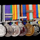 Catherine Welsh's father’s military medals which were stolen. PHOTO: BARRY CLARKE