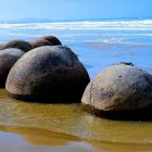 Treated wastewater will no longer be discharged on the beach near the Moeraki Boulders. Photo:...