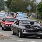 The Muscle Car Madness street parade. Photo: John Cosgrove
