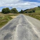 Wilanda Downs Rd near Ohai, Southland, is one of three roads in the district with its seal in...