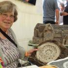 Margaret Williamson has recreated a model of the Christ Church cathedral and is completing a rose...