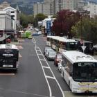 Dunedin's bus hub was the scene of the alleged assault. Photo: ODT Files