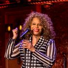 Alfa Anderson performs during the Sarah Dash Birthday Celebration at 54 Below on August 23, 2015...