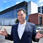 Dunedin mayor Jules Radich speaking after new Minister of Health Simeon Brown announced that the...
