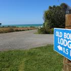 Old Bones Lodge erected this sign to direct travellers straight down Gardiners Rd to the...