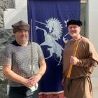Gearing up for fun and games during Sunday’s Tūhura Otago Museum Medieval Day are event co...