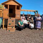 Ōtepoti-Dunedin Whānau Refuge staff are thrilled with the newly constructed play fort at their...