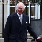 King Charles leaves the London Clinic after receiving treatment for an enlarged prostate in this...