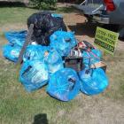 Some of the litter collected by volunteers this month. Photo: Supplied / Litter-Free Ashburton