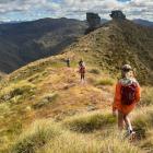 A team searches for a checkpoint during the Coronet Peak Dogaine last month. PHOTO: REMARKABLES...