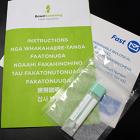 A bowel cancer screening kit. Photo: supplied