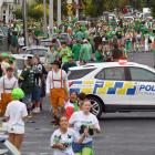 University of Otago students celebrating St Patrick’s Day earlier this month. PHOTO: STEPHEN...