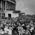 President Calvin Coolidge is inaugurated at the Capitol, Washington on March 4, 1925. — Otago...
