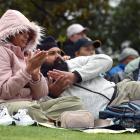 Ranjit Singh applauds the White Ferns and Sri Lankan cricket teams for their play during cold and...