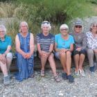 Eight of the 10 Happy Wanderers who completed their annual walk in Central Otago this year.