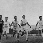 Australian and New Zealand athletes compete at Caledonian Ground, Dunedin: D.N. Eppstein wins the...