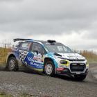 Emma Gilmour contests the previous Otago Rally in her current Citroen C3 rally car. PHOTO: DAVID...