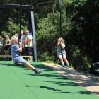 Waimakariri district councillor Philip Redmond is keen to test out a flying fox, if one is built...