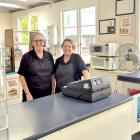 Lynn Meder, left, and Chrissie Fairbrass were employed by Libelle to run the Darfield High School...