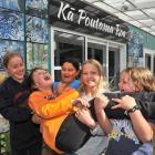 Karitane School pupils (from left) Amber Sargent, 10, Rocket King-Raffil, 9, Tia Crossan, 10,...