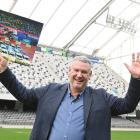 Dunedin Venues chief executive Paul Doorn celebrates the news that Hot Wheels Monster Trucks Live...