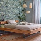 The aqua blue from Resene Wallpaper Collection 33304-012 is lifted out from the classic leafy...