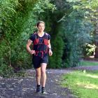 University of Otago third-year student Annise Boothroyd runs through Chingford Park ahead of her...