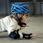 Fledgling skater Leif Hill, 10, of Dunedin, takes a skateboard for a spin during a Saturday...